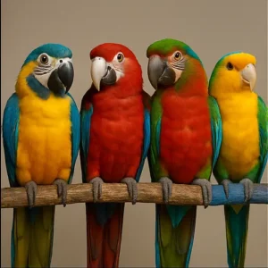 Macaws for Sale – Blue & Gold, Scarlet, Greenwing, Hybrids | Exotic Birds Farm A lineup of Blue and Gold, Scarlet, Greenwing, and Hybrid Macaws at Exotic Birds Farm