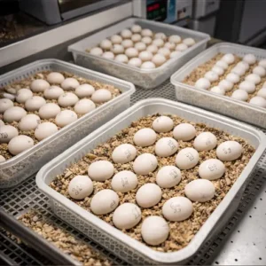 Budgerigar eggs large pack prepared for incubation