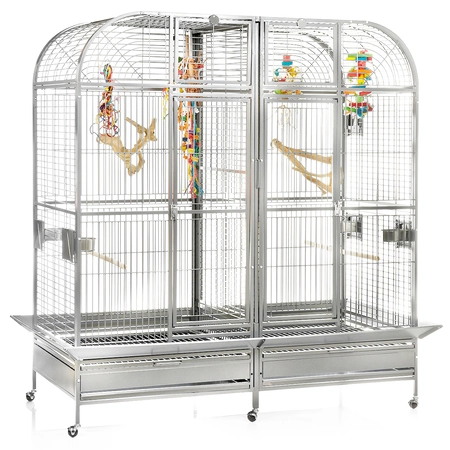 Cage Size and Setup for Timneh African Grey Cage size and setup for Timneh African Grey with natural perches and enrichment
